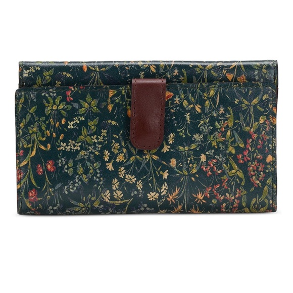 NWTS! Patricia Nash Agria Tuscan Fields Floral Patterned Women's Leather Wallet - Picture 1 of 8